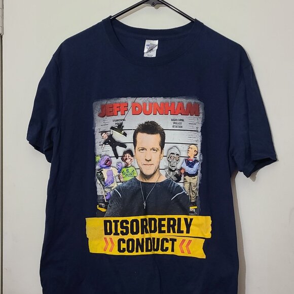 Jeff Dunham Disorderly Conduct Tour T-Shirt Large - Picture 1 of 3